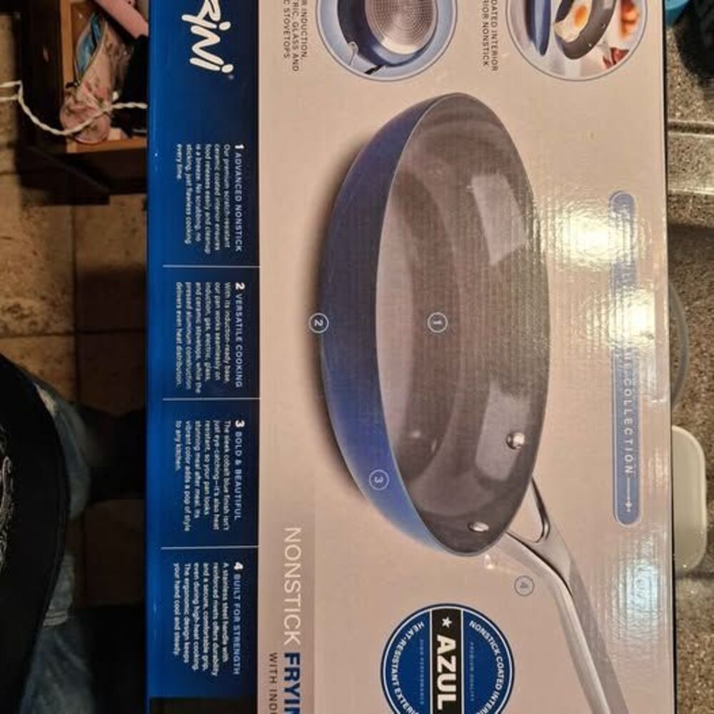 Parini Azul Cookware Collection 10 Inch Nonstick Frying Pan - Picture 2 of 3